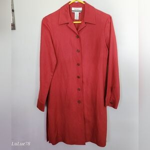 Nine & Company Button-Up Shirt Dress Size 4